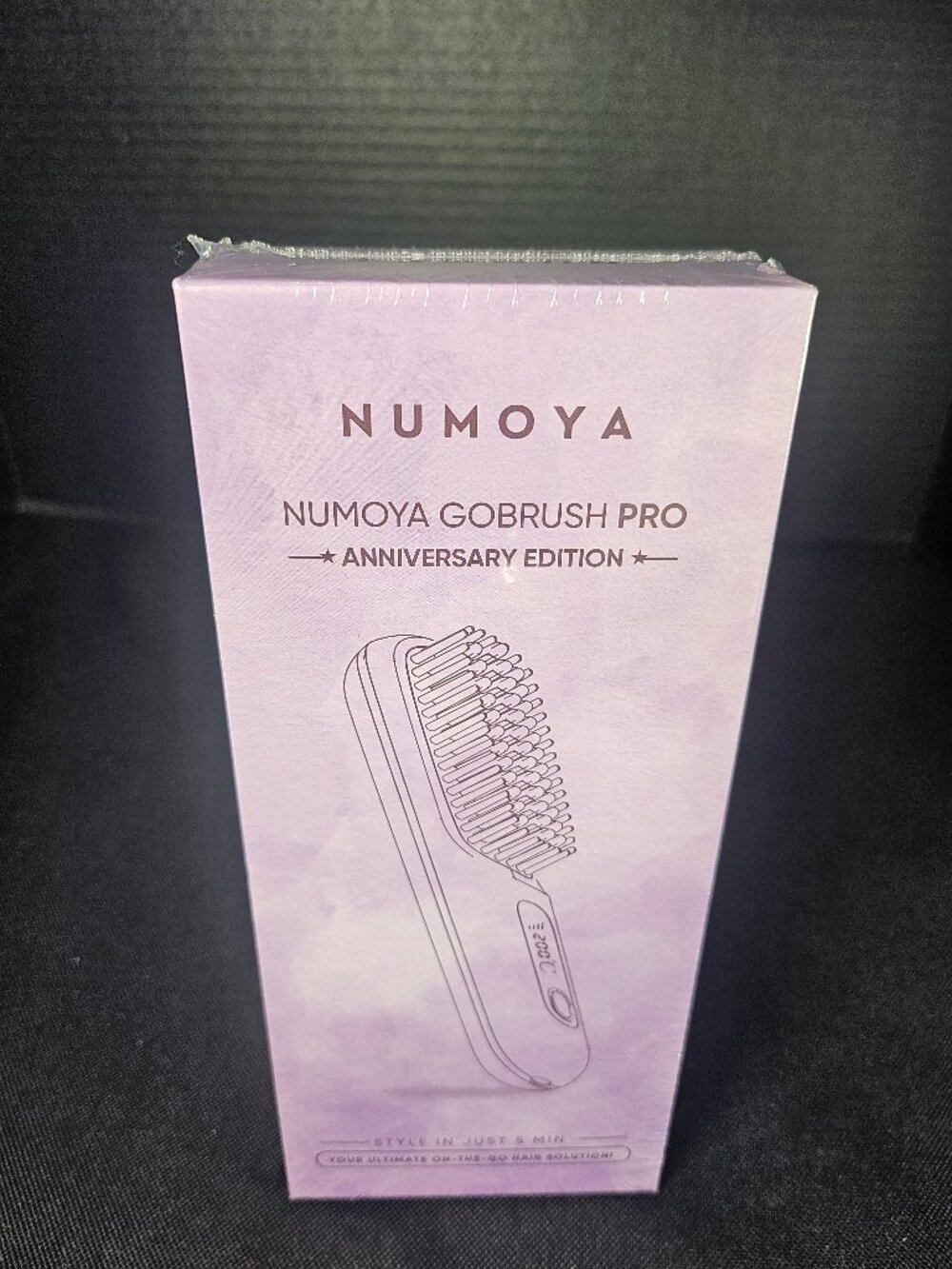Numoya Go Brush Pro Anniversary Edition Cordless Hair Straightener Compact NIB